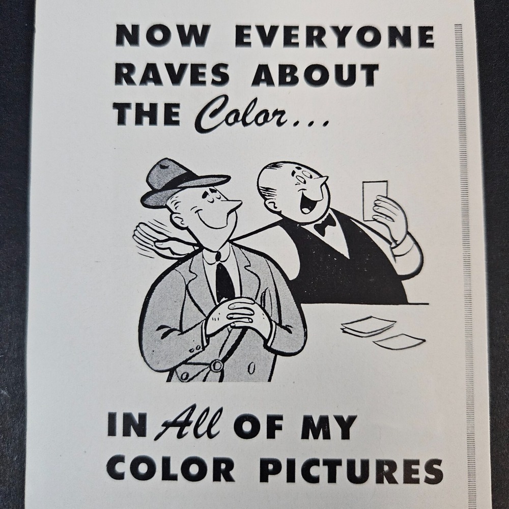 1951 Harrison & Harrison Color Attachment For Cameras Vintage Print Ad Hollywood